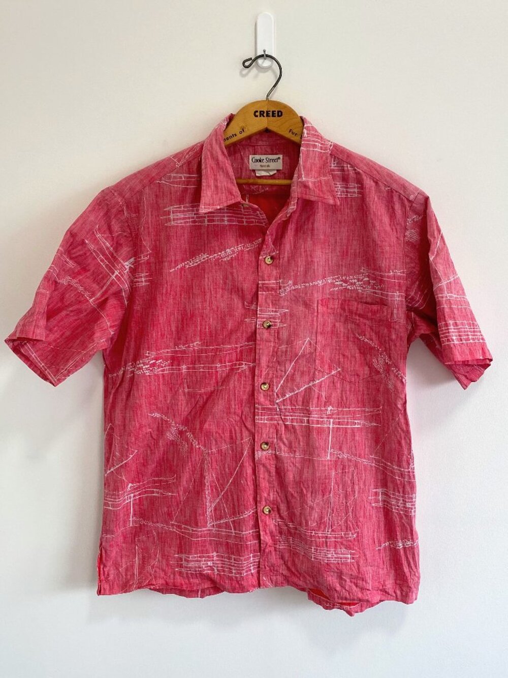 Vintage Short Sleeve Button Down Shirt / 90s / Made in USA